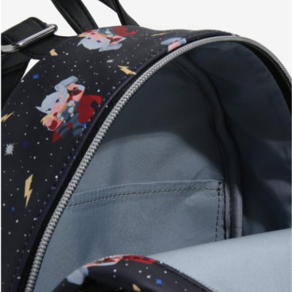 Loungefly Marvel Thor Chibi Galaxy Mini Backpack NWT main image 9